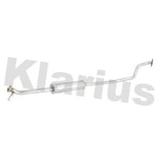 Klarius Box With Centre Pipe Centre fits Opel Agila B 2008-2014 1.0