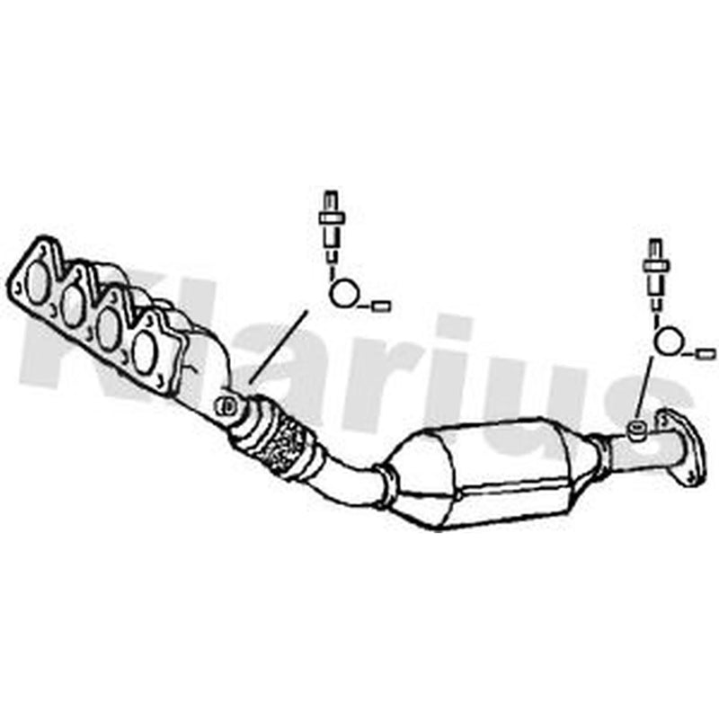 Klarius Catalyst Type Approved With Pipe fits Mini Mini 2001-2008