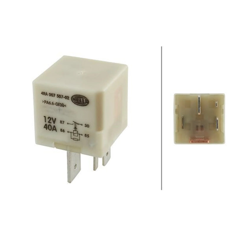 Hella Glow Plug Relay fits Audi A3 1996-2003 1.9