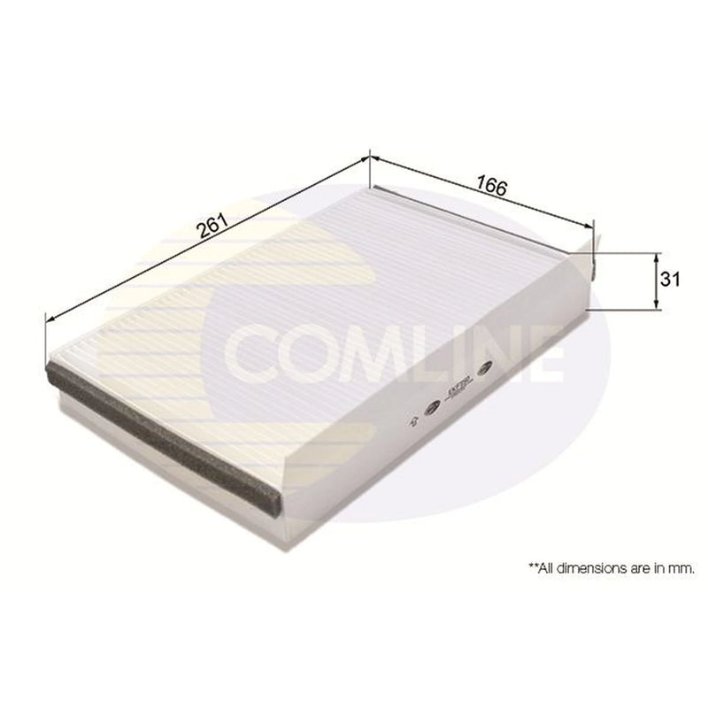 Comline Cabin Air Filter (Pollen Filter) fits Volvo 850 1991-1997