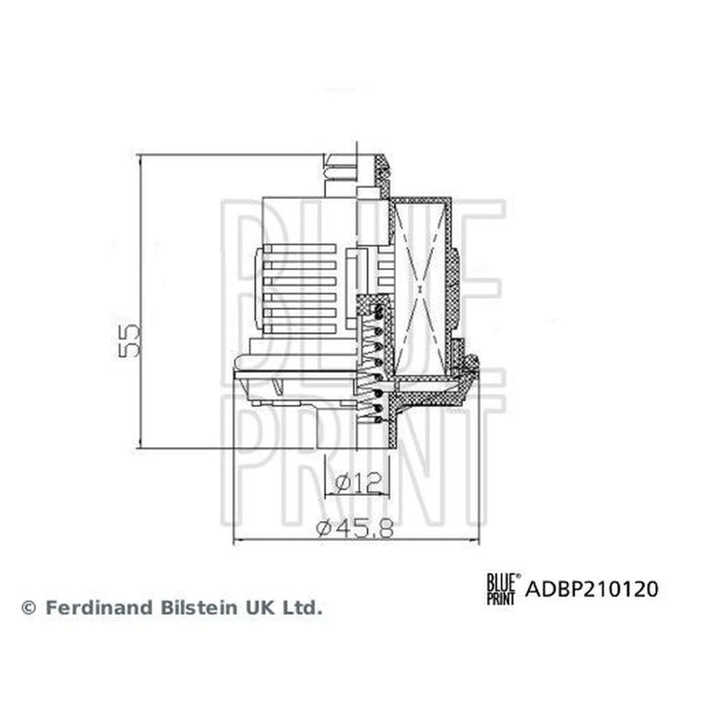 Blue Print AWD Multi-plate Clutch Hydraulic Filter ADBP210120