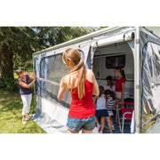 Fiamma Caravanstore Zip Top XL 310 Royal Blue Fabric (06771D02Q) Manual Awning Rail Fiamma - Dynamic Drive