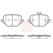 Apec Rear Brake Pad Set PAD2457