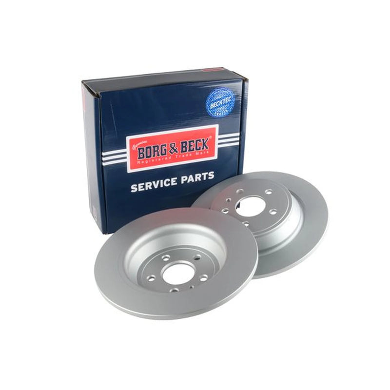 Borg & Beck Front & Rear Brake Discs & Pads fits Ford Mondeo V Turnier 2015-2022