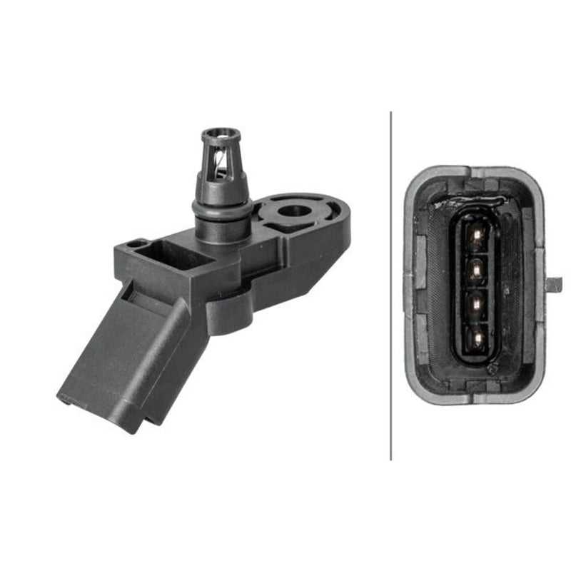 Hella MAP Sensor (Manifold Air Pressure) Upper fits Citroën Berlingo 1996-2011