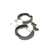Bosch Brake Shoe Set Axle Kit fits Peugeot 406 1995-2004 1.6 1.8 1.9