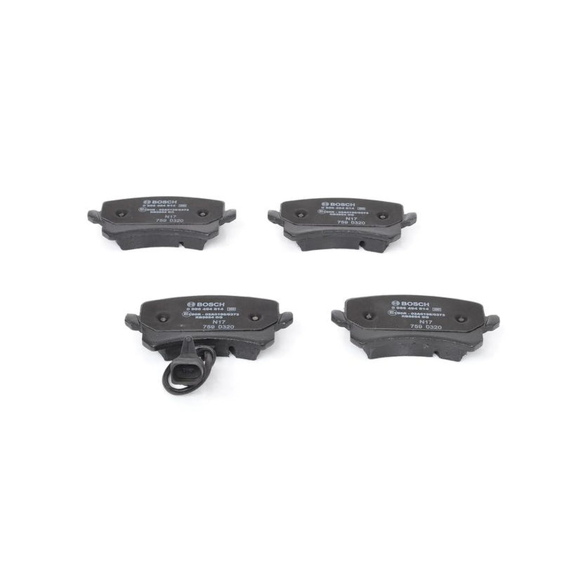 Bosch Front & Rear Pads fits Audi Q3 2013-2018 2.5