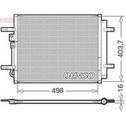 Denso Air Conditioning Condenser DCN41025