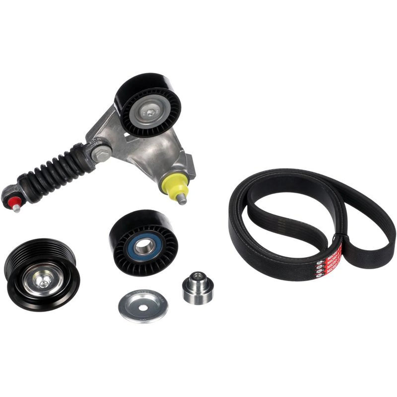 Gates V-Ribbed Belt Set fits Ford Mondeo 2000-2007 2.0 2.2