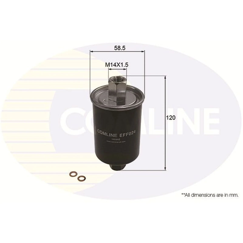 Comline Fuel Filter Element fits Land Rover Freelander I 1998-2006 1.8