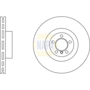 NAPA 2 x Vented Brake Discs fits Land Rover Range Rover 2009-2012 4.4 5.0