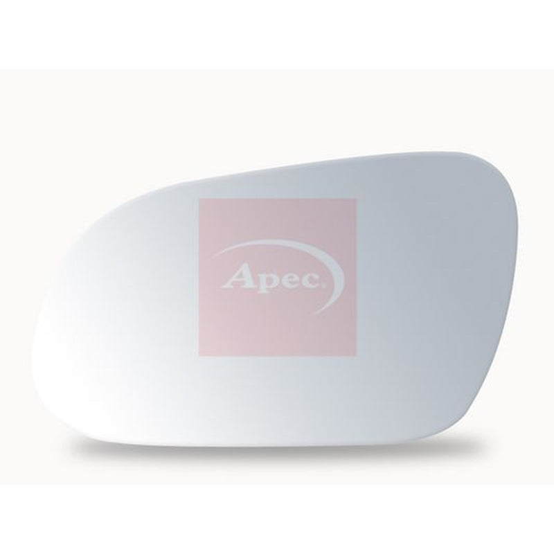 Apec Exterior Wing Mirror Glass Left fits VW Fox 2005-2011 1.2 1.4