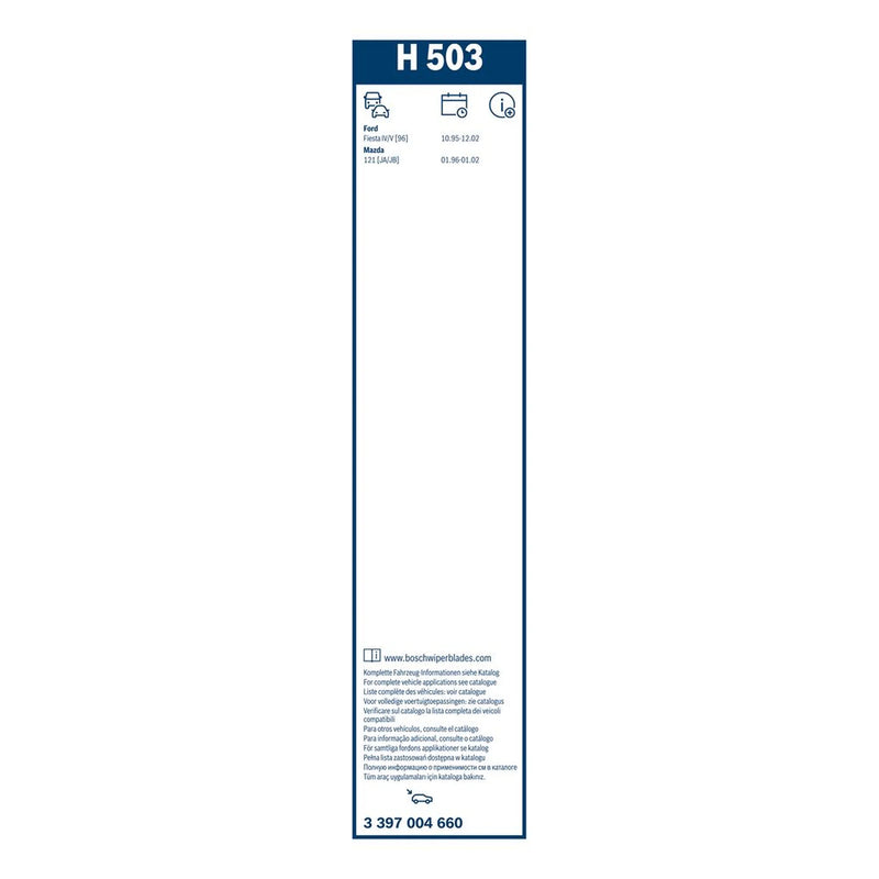 Bosch Wiper Wiper Blade 500mm — H503 fits Ford Courier Hatchback 1998-2003