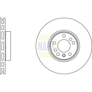 NAPA Front Vented & Rear Vented Brake Discs & Pads fits BMW X3 2006-2011 3.0