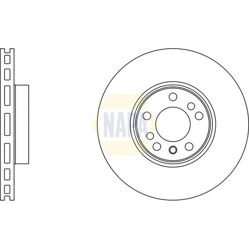 NAPA Front Vented & Rear Vented Brake Discs & Pads fits BMW X3 2006-2011 3.0