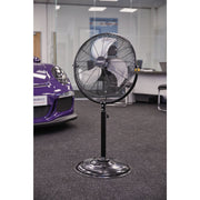 Draper 230V Pedestal Fan, 18"/450mm, 120W 70429 Draper - Dynamic Drive