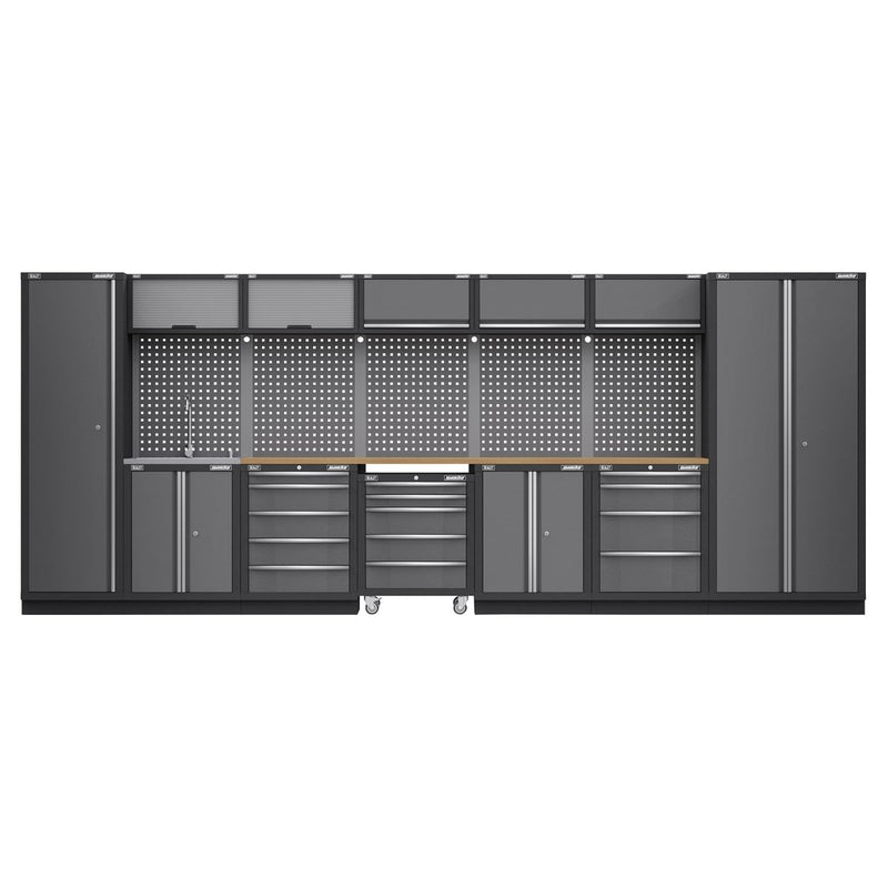 Superline Pro Superline PRO Storage System with Pressed Wood Worktop 4.9m Superline Pro - Dynamic Drive