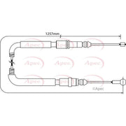 Apec Handbrake Cable Right Rear CAB1057