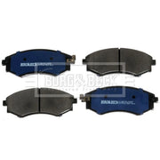 Borg & Beck Front & Rear Brake Discs & Pads fits Hyundai Coupe I 1999-2001