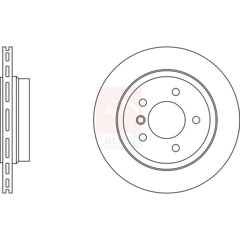 Apec Front Vented & Rear Vented Brake Discs & Pads fits BMW 3 1998-2005