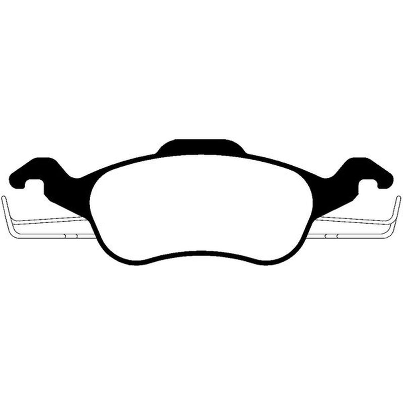 Abtex Front Brake Pad Set fits Ford Focus I 1998-2005 1.4 1.6 1.8 2.0