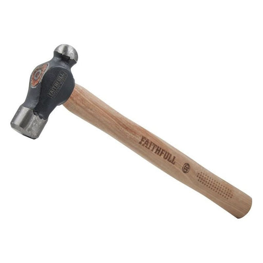 Faithfull Ball Pein Hammer FSC Hickory 454g (1 lb) Faithfull - Dynamic Drive