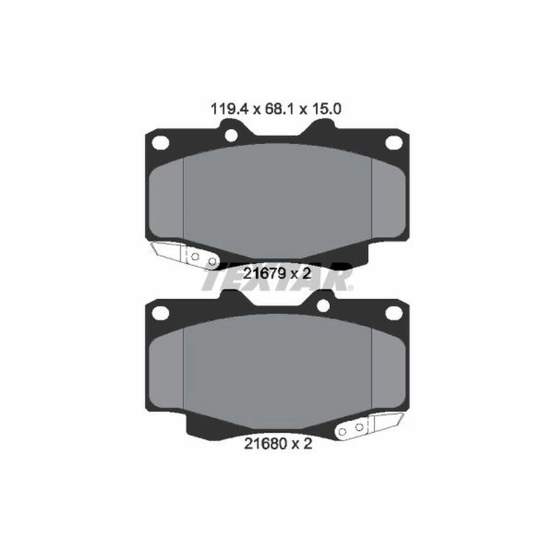 Textar Front Brake Pad Set 2168001