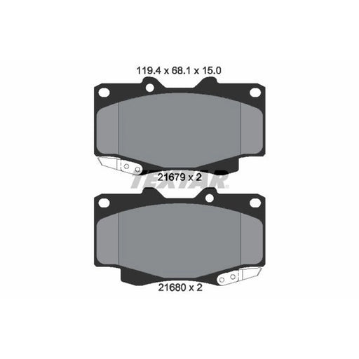 Textar Front Brake Pad Set 2168001