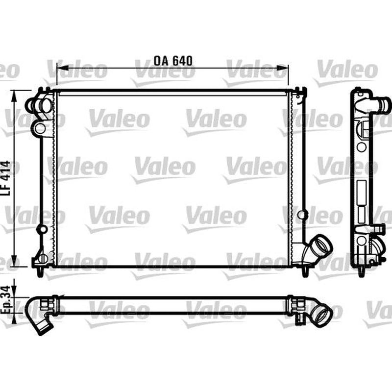 Valeo Engine Radiator 731384