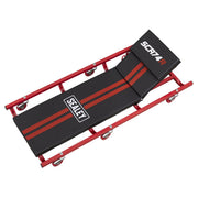 Sealey Creeper 40" with Steel Frame 6 Wheels & Adjustable Headrest Deluxe Americ Sealey - Dynamic Drive