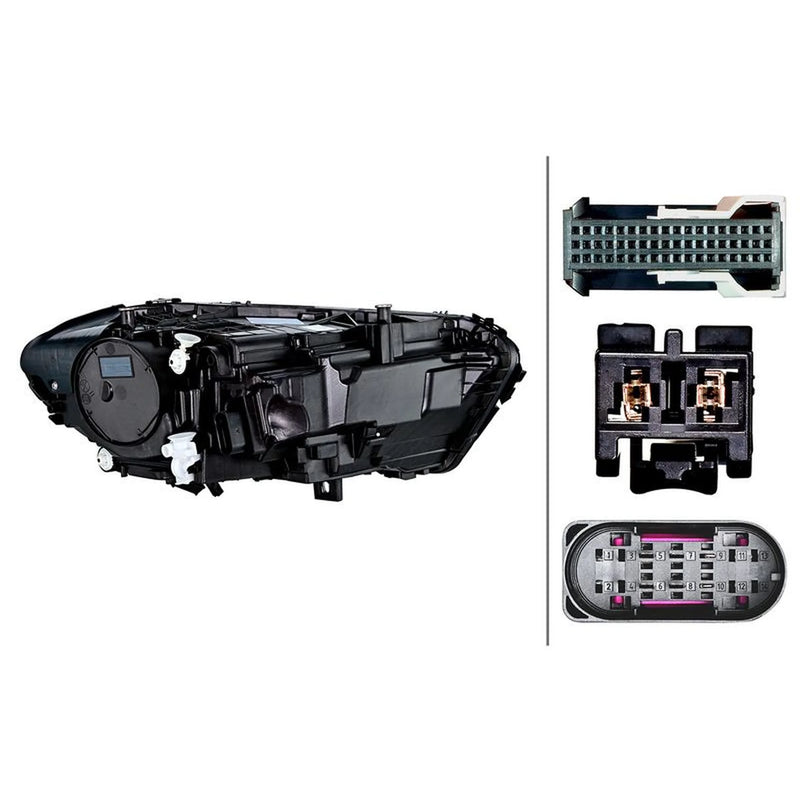 Hella Headlight Headlamp LED Left fits Mercedes-Benz A-Class 2018-2020