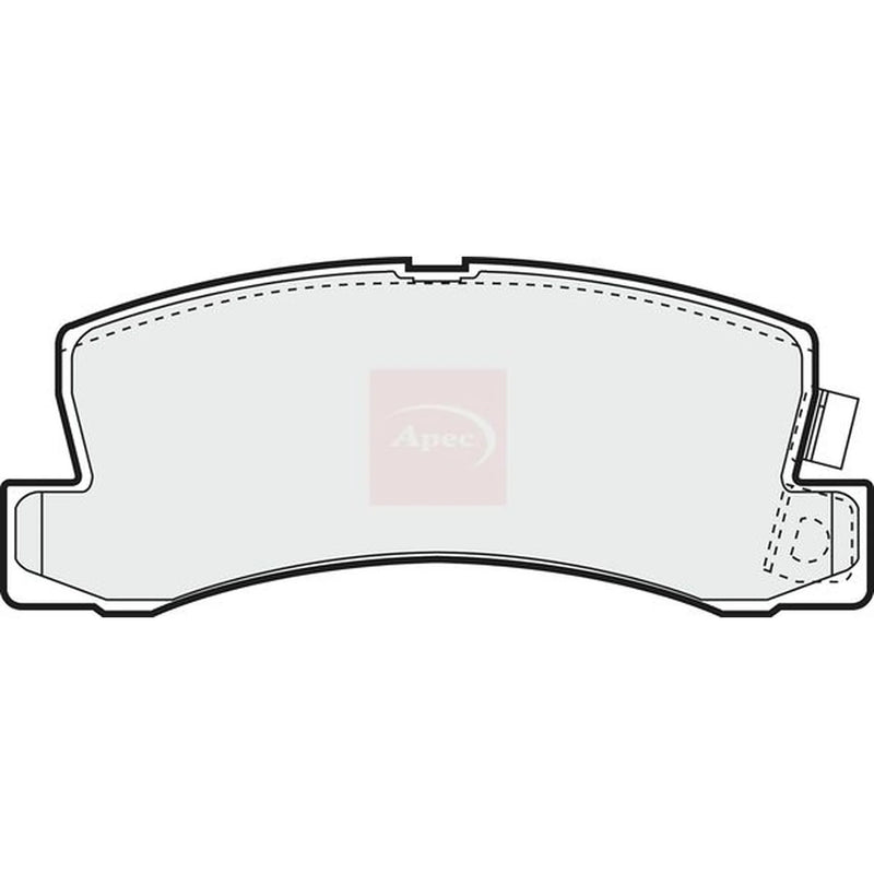 Apec Rear Brake Pad Set PAD777
