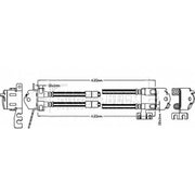 Borg & Beck Brake Hydraulic Hose Line inner BBH8304