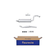 Hella End Silencer Rear fits Suzuki Grand Vitara I 1998-2005 2.0 2.5
