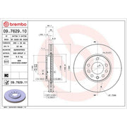 Brembo Front Brake Discs & Pads fits Opel Astra H Classic 2009-2014 1.7