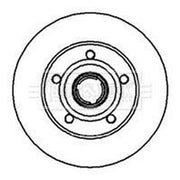 Borg & Beck Front & Rear Brake Discs & Pads fits Audi A4 B5 1994-2001 1.6 1.9