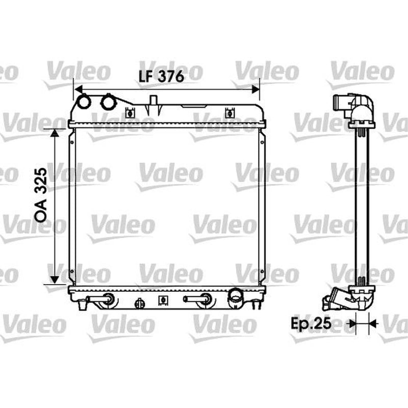 Valeo Engine Radiator 734218