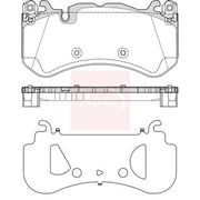 Apec Front Brake Pad Set fits Mercedes-Benz E-Class 2017-2021 213.088