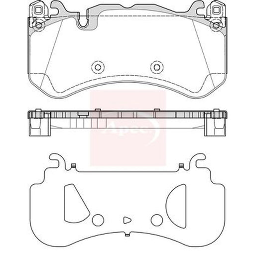 Apec Front Brake Pad Set PAD2361