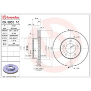 Brembo Front & Rear Brake Discs & Pads fits Jaguar Xj 1990-1997 3.2 4.0 6.0