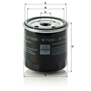 MANN-FILTER Engine Oil Filter