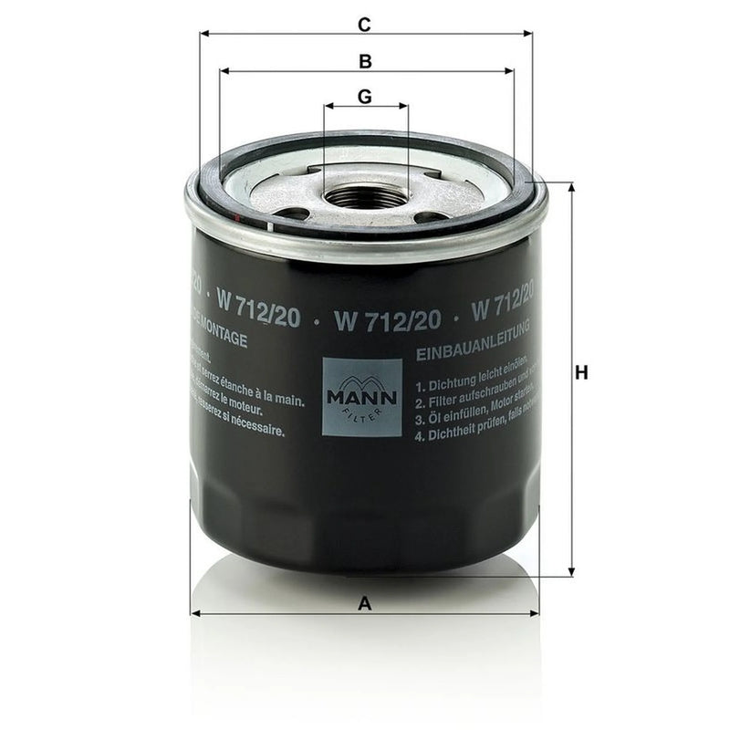 MANN-FILTER Engine Oil Filter