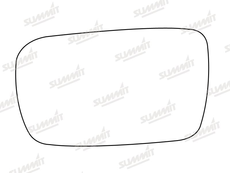 Summit Heated Base Plate With Standard Mirror Glass fits Toyota Yaris 99 to 03 RHS Summit - Bars 4 Cars