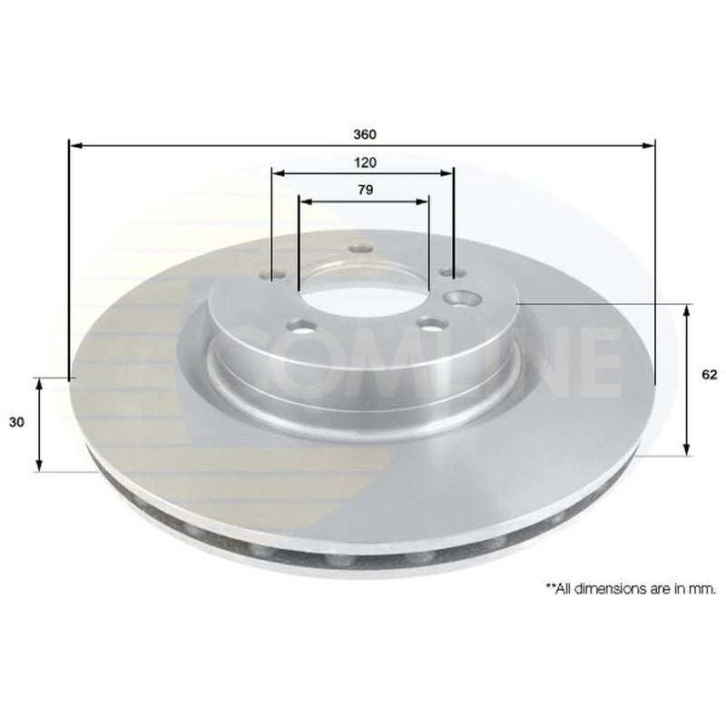 Comline Front & Rear Brake Discs & Pads fits Land Rover Range Rover Sport I