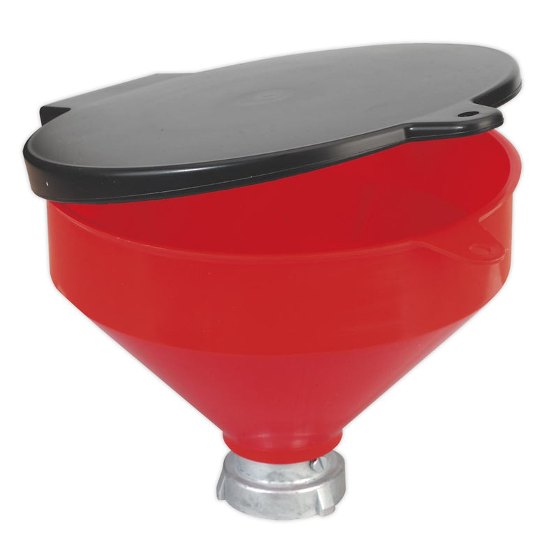 Sealey Solvent Safety Funnel with Flip Top SOLV/SF Sealey - Dynamic Drive
