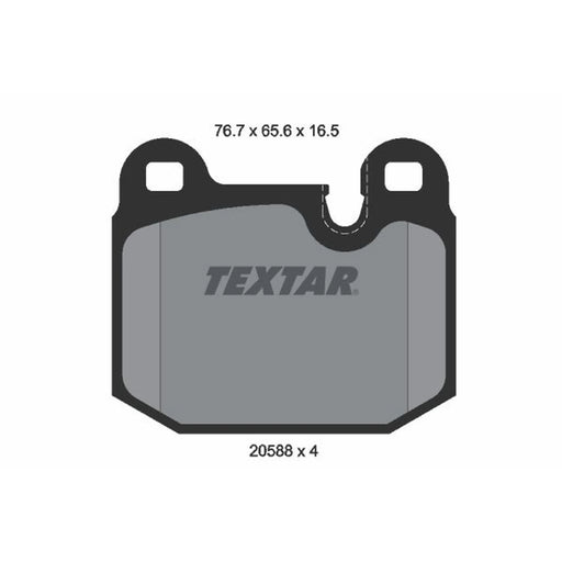 Textar Front Brake Pad Set 2058805