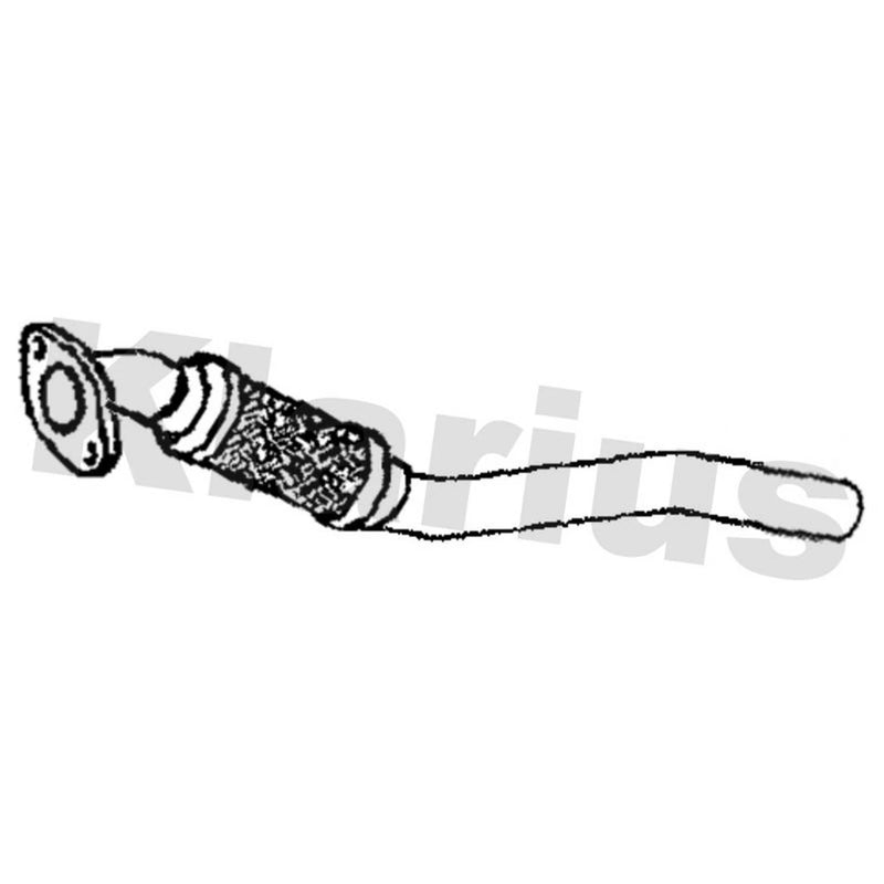 Klarius Exhaust Pipe OD fits Mercedes-Benz Citan Dualiner 2012-2021