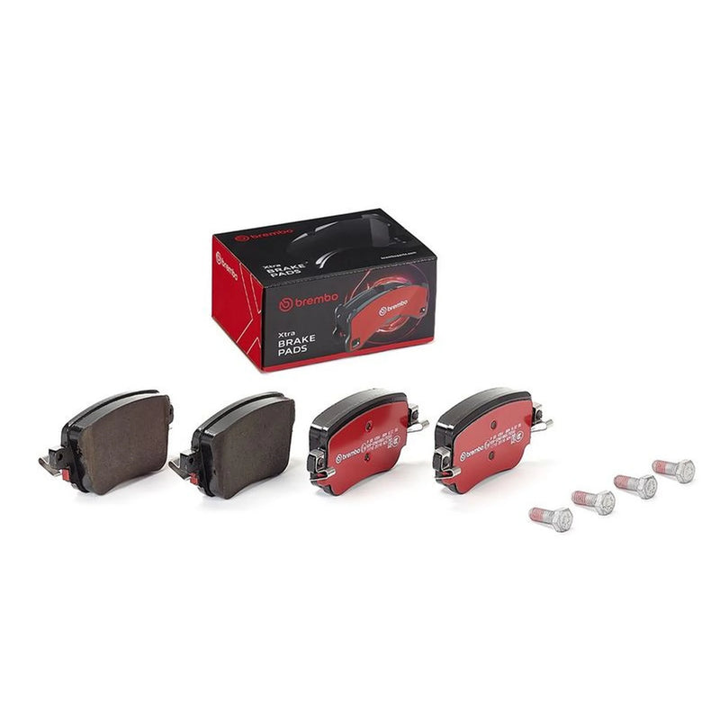 Brembo 4 x Rear Brake Pad Set fits Audi A1 2011-2018 1.0 1.4 1.8 2.0
