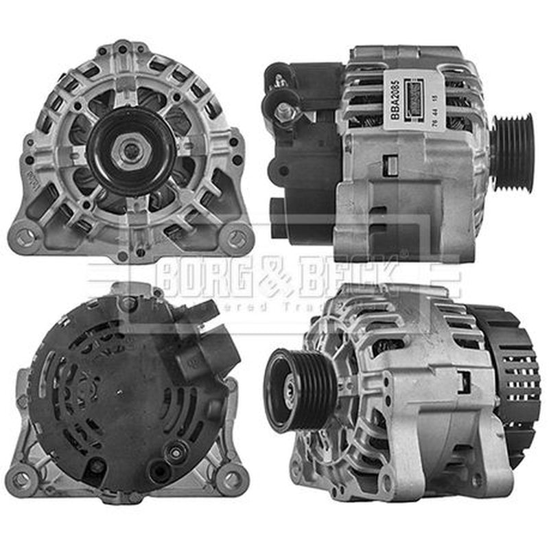 Borg & Beck Car Alternator 12V fits Citroën Berlingo First 1998-2005 1.9 2.0