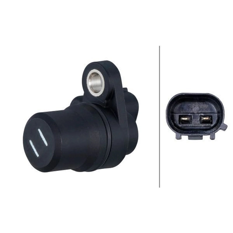 Hella ABS Wheel Speed Sensor Rear fits Toyota Hilux VI Pickup 1997-2005